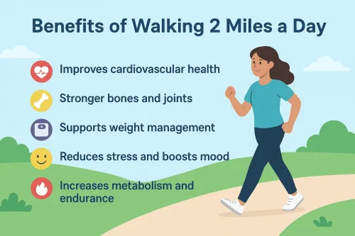 Health Benefits of Walking 2 Miles a Day