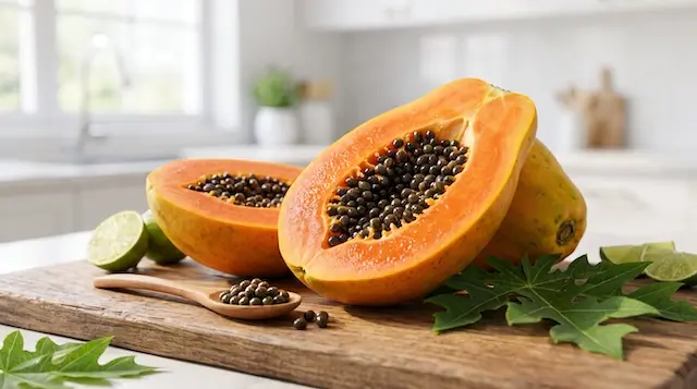 Can you eat papaya seeds safely from a ripe papaya